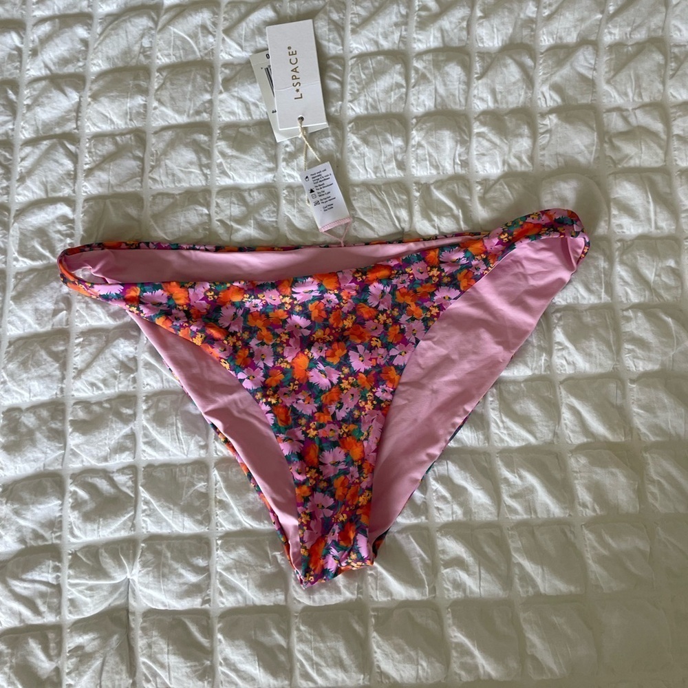 L*Space Camacho floral bikini bottom